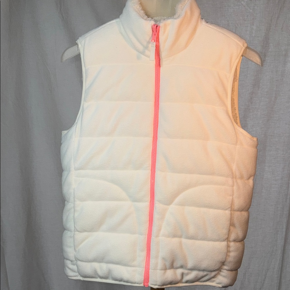 Lands' End Reversable Quilted/Fleeced Vest